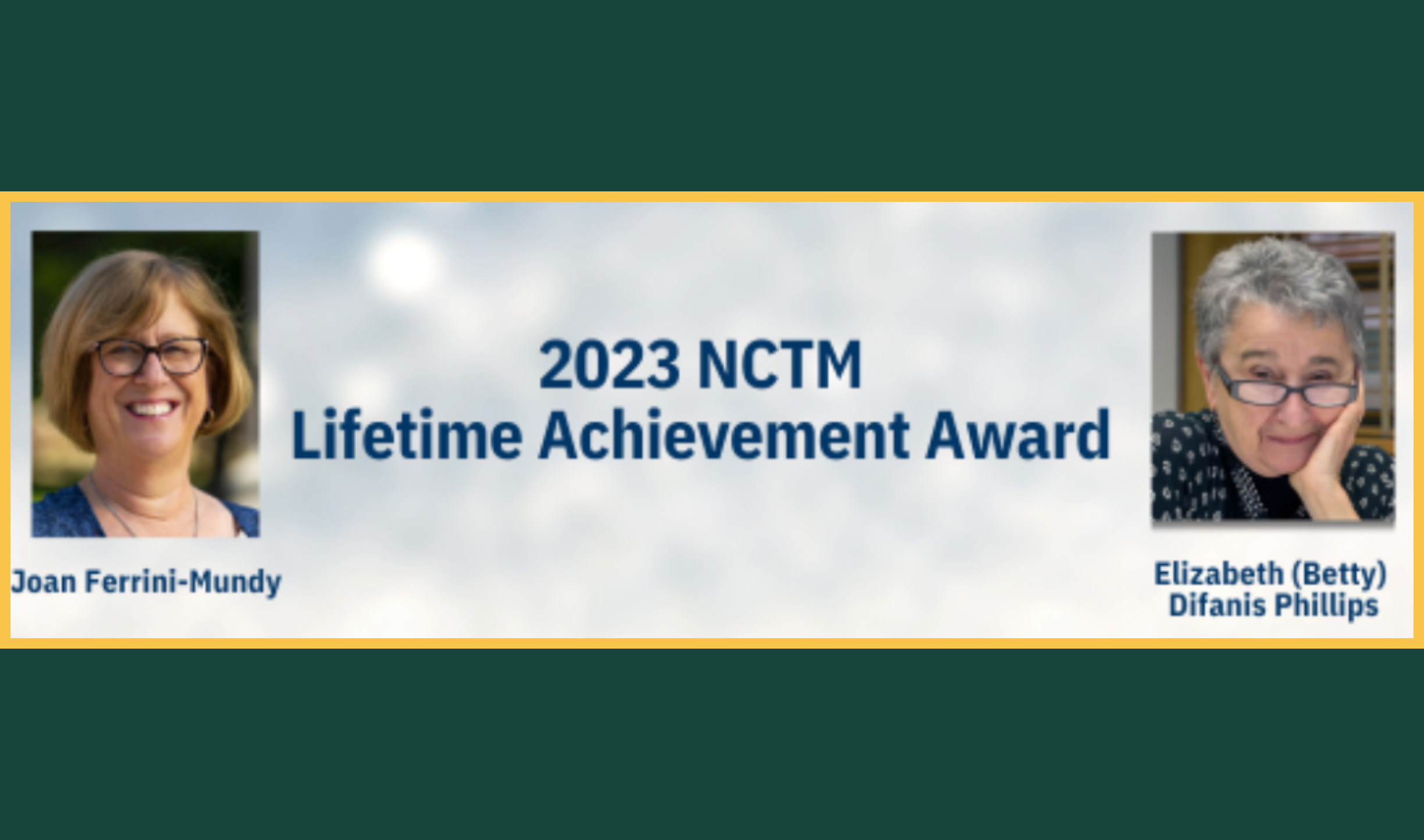 NCTM Lifetime Achievement