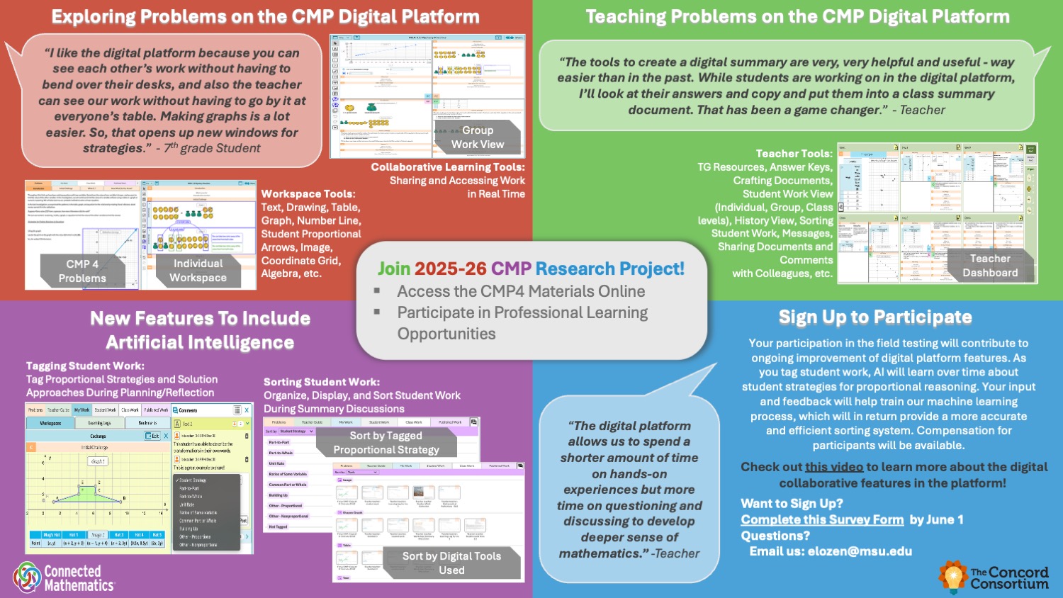 Teach CMP4 in a Digital Collaborative Environment for Students and Teachers 
