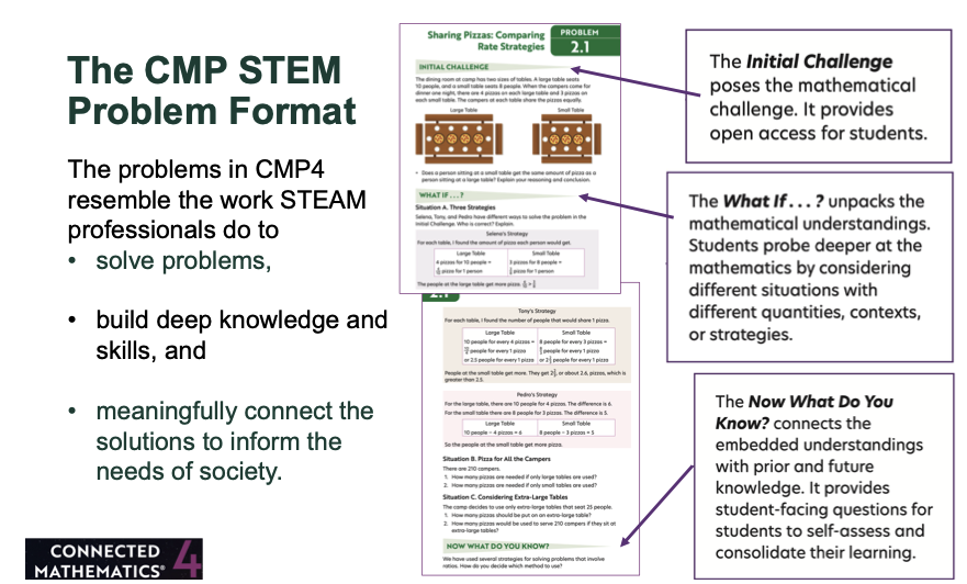 The CMP STEM Problem Format