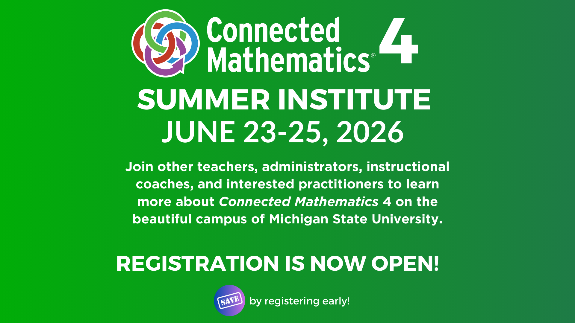 CMP4 Summer Institute 2026