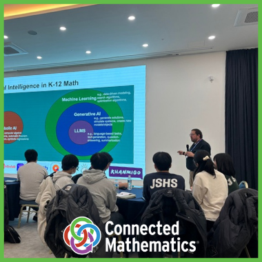 Dr. AJ Edson presenting at the AIET in STEM Forum in South Korea