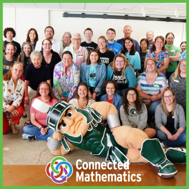 Educators and Sparty at the 2026 CMP4 Summer Institute