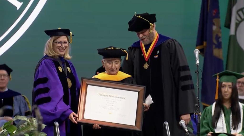 Betty Phillips awarded degree